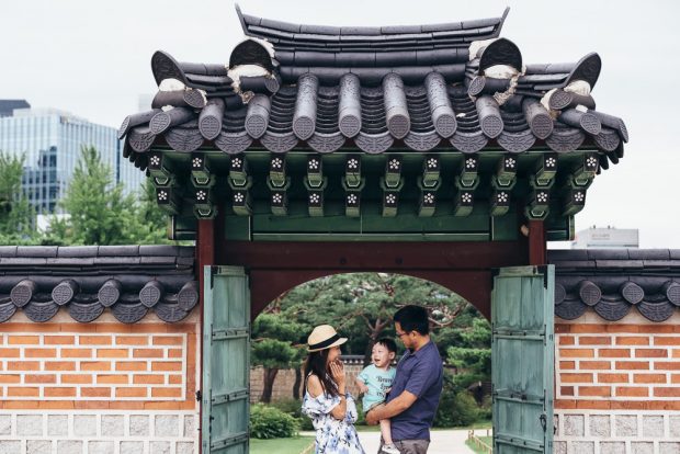 Family Photography with the Chens at Gyeongbokgung