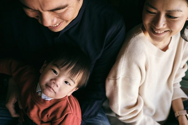 Toddler and parents - Family Photoshoot Korea