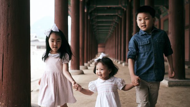 Family Photography at Gyeongbokgung, Seoul, Korea