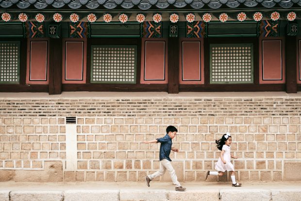 Family Photography at Gyeongbokgung, Seoul, Korea