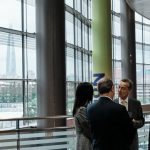 Guests Talking in the Foyer - 2019 IBA Seoul Event Photographer