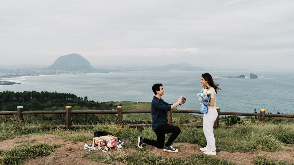 Jeju Island Proposal Photography