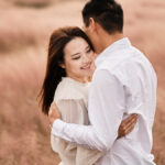 Jeju Island Pink Muhly Grass Pre-Wedding