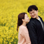 Jeju Island Proposal Photography in Spring Flowers